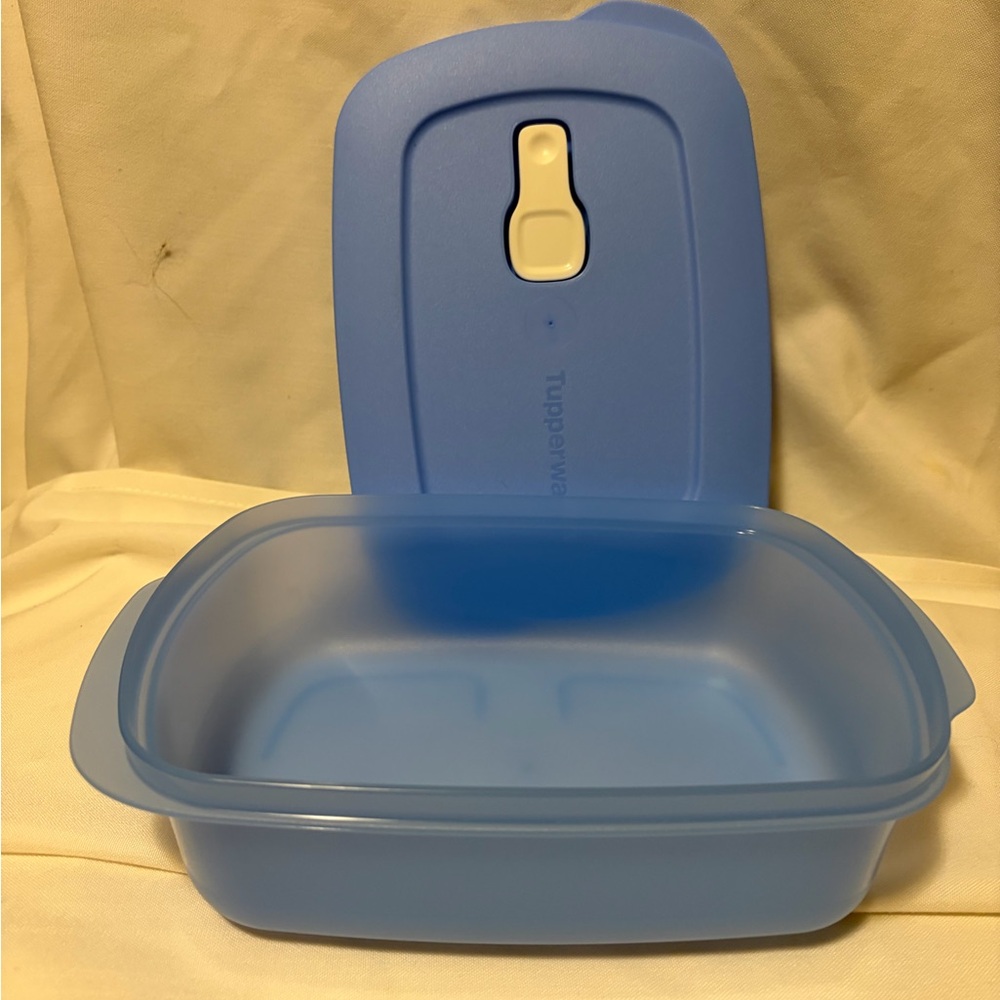 Tupperware Blue Storage Box - Picture 2 of 3